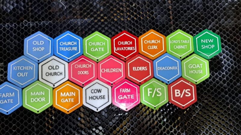 How to make key chains using laser?